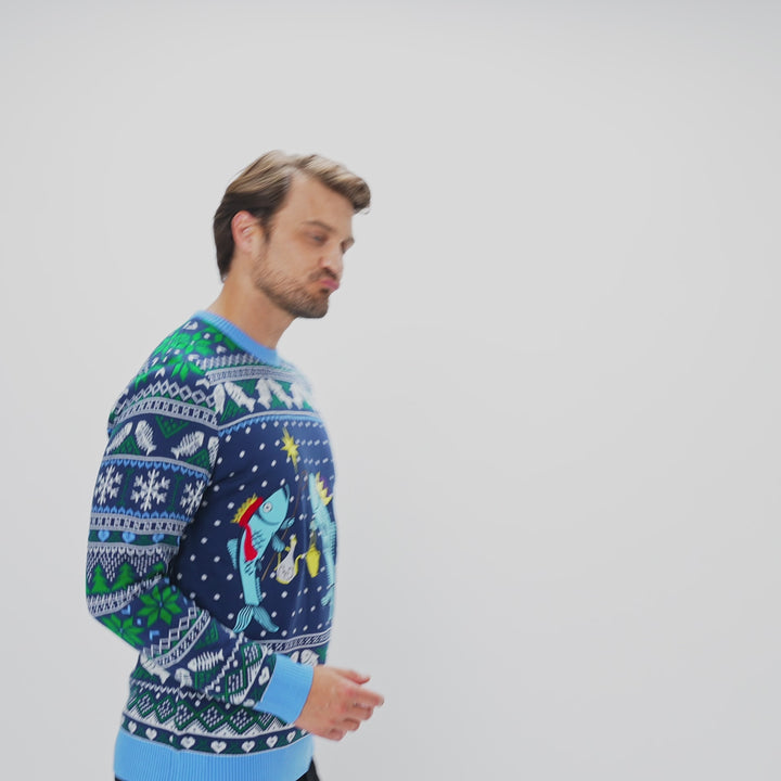 mens fishing jumper