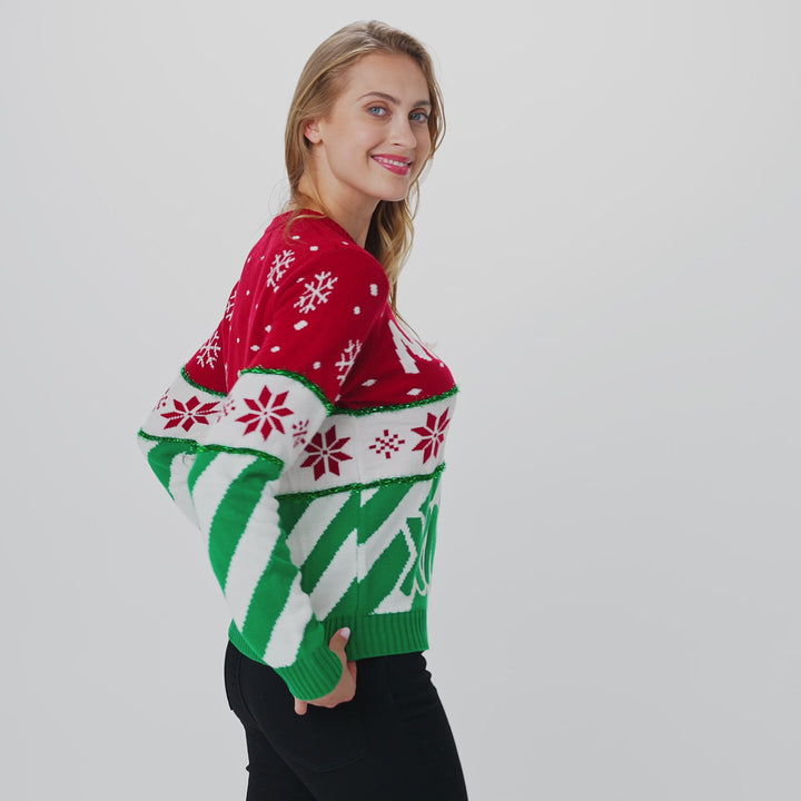 Women's Merry Xmas Christmas Jumper