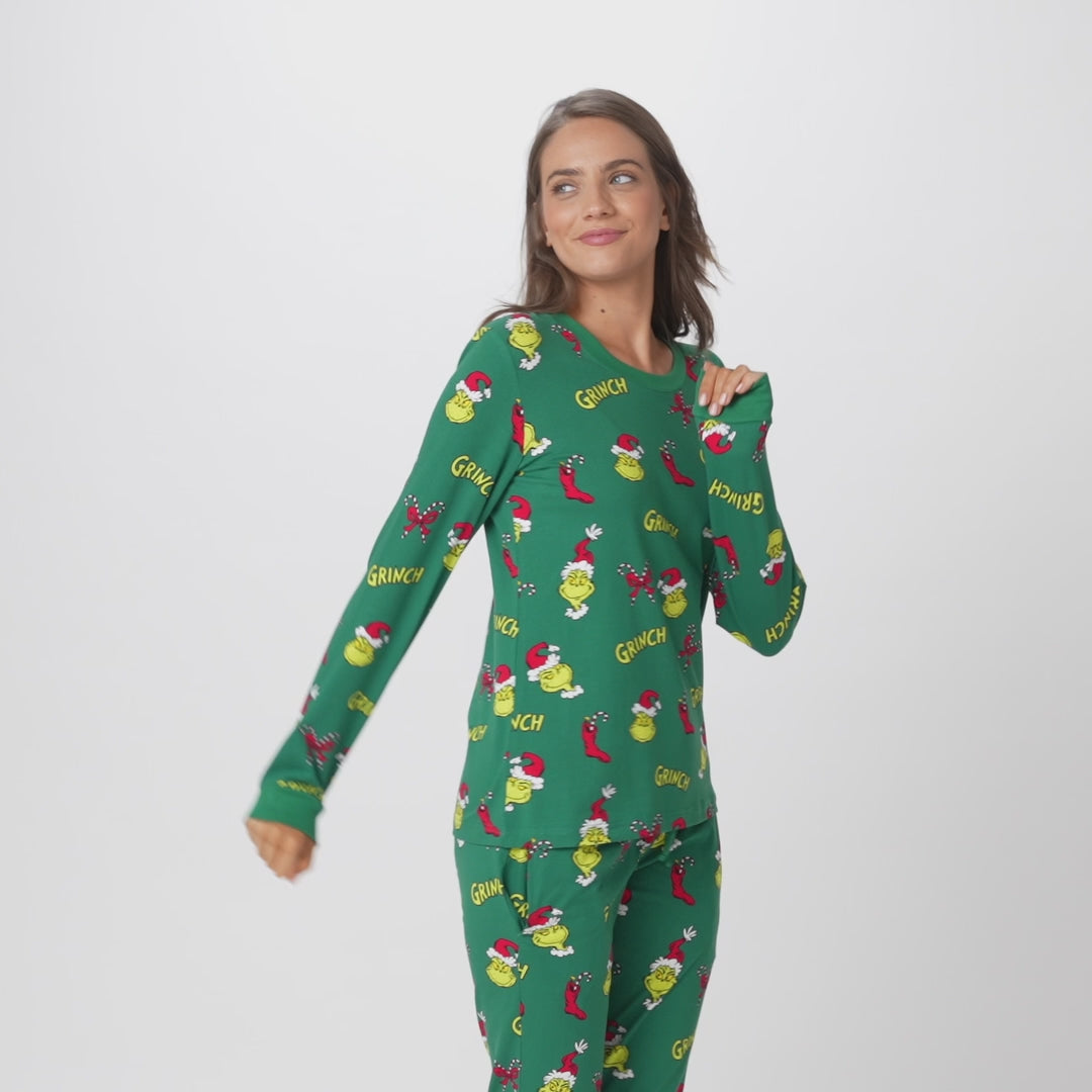 Women's The Grinch Christmas Pyjamas