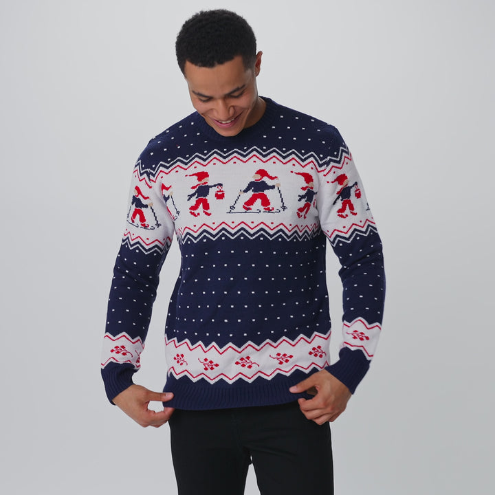 Men's Christmas Scenery Christmas Jumper