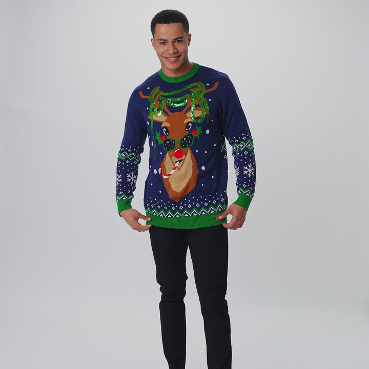 Men's Rudolph Christmas Jumper