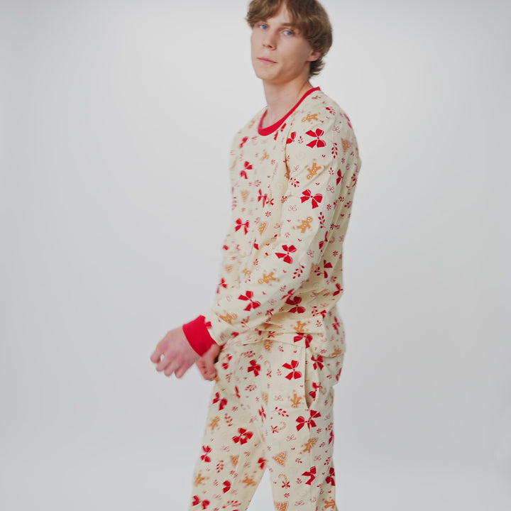 Men's Gingerbread Christmas Pyjamas