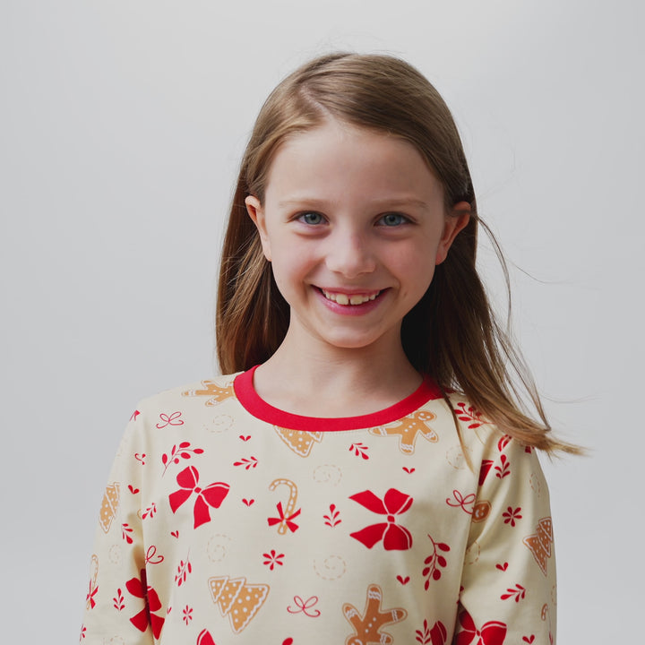 Kids' Gingerbread Christmas Pyjamas