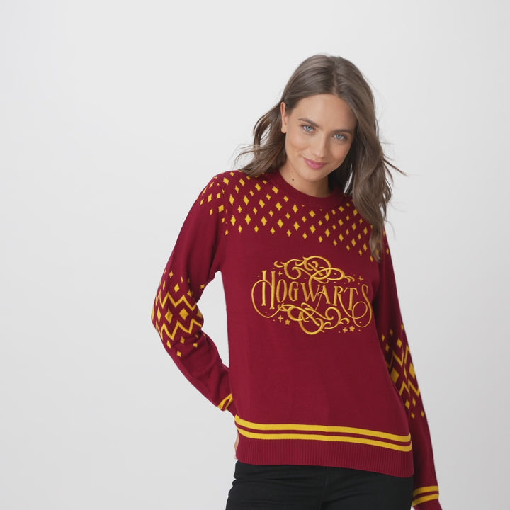 Women's Hogwarts Christmas Jumper